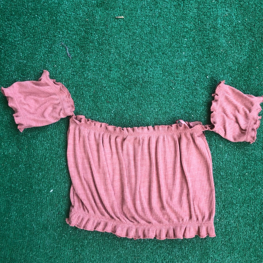 Pink top blouse